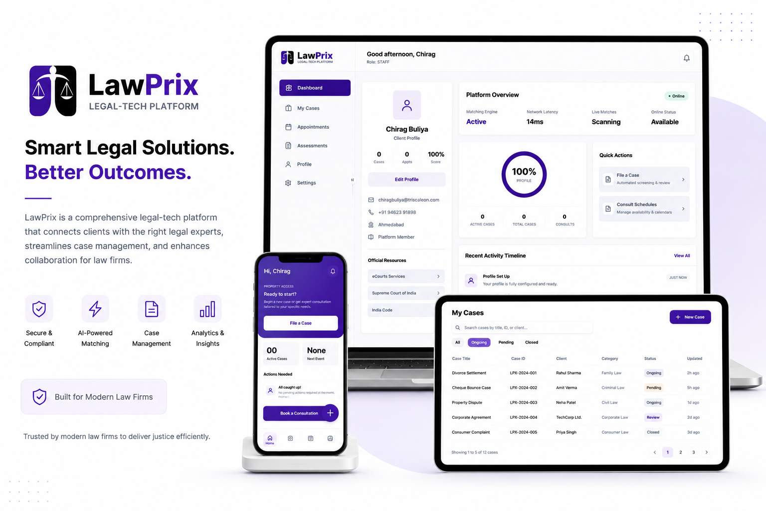 LawPrix - Legal Tech Platform